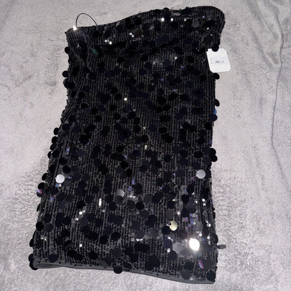 Altar’d State Black Sequin Mini Dress, Brand New (Size: Adult Small) FD2497H